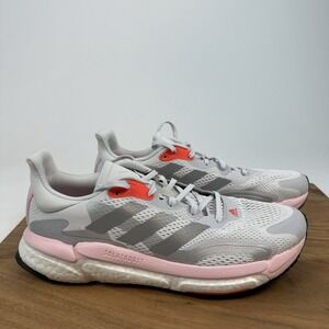 New Womens Adidas Solar Boost 3 Gray Running Athletic‎ Shoes Sneakers Size 9.5 B